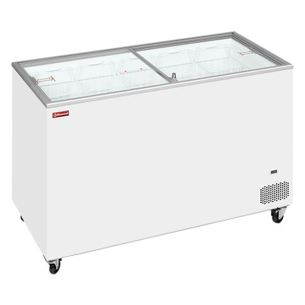 Kummefryser, 400 liter, skydelåge