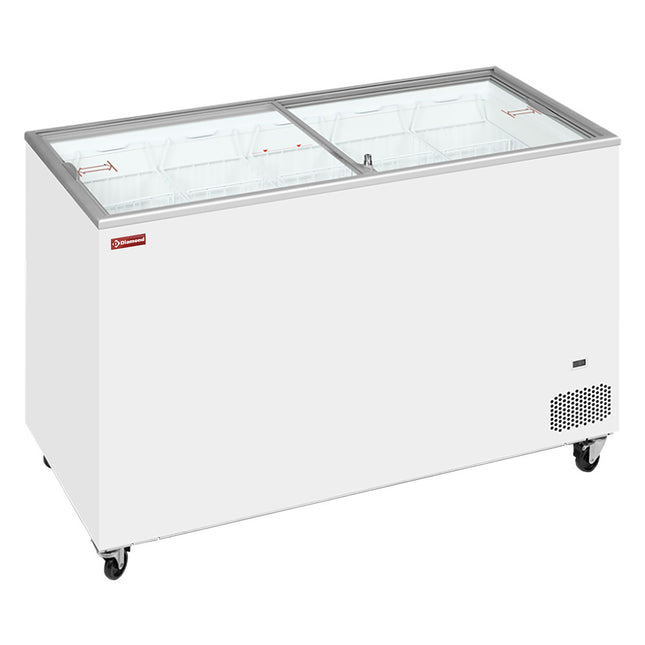Kummefryser, 400 liter, skydelåge