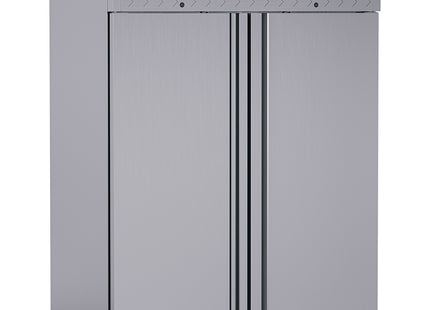 Ventilated freezer 1400 liters, 2 doors GN 2/1, on wheels