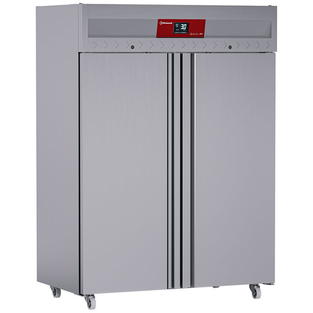 Fryseskab 1400 liter, 2 døre GN 2/1, på hjul