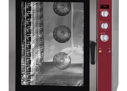 Elektrisk varmluftsovn 11x EN (GN) med automatisk luftfukter