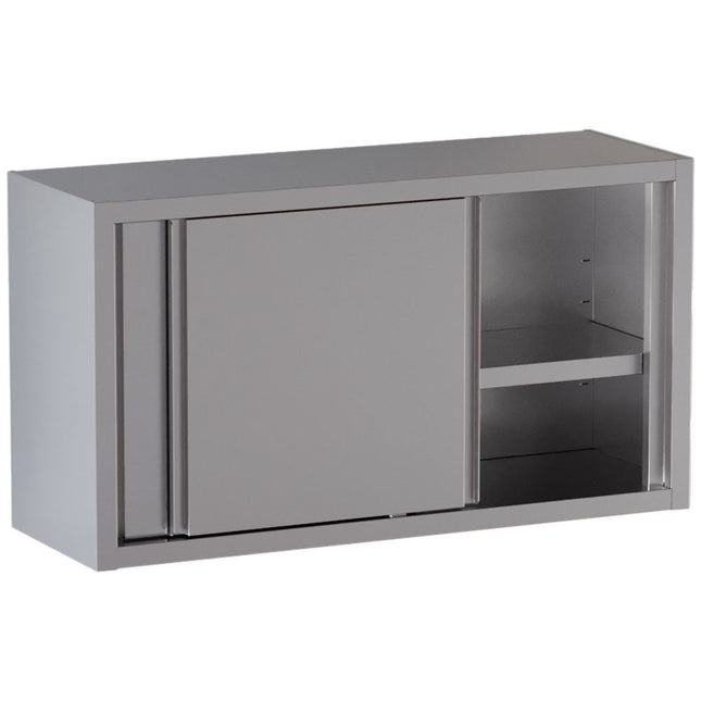 Wall cupboard with sliding doors