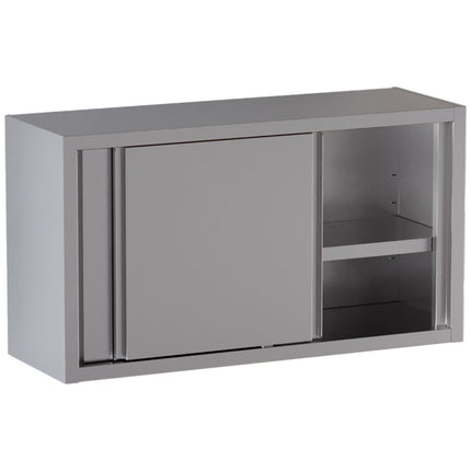 Wall cupboard with sliding doors