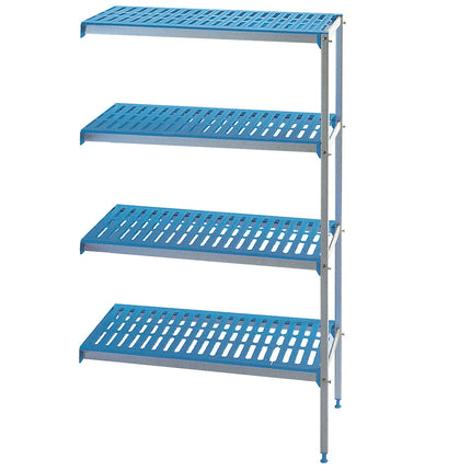 Rack d'angle en aluminium anodisé 4 niveaux "Modular Rack"