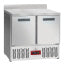Refrigerated counter 2 doors GN 1/1, with backsplash