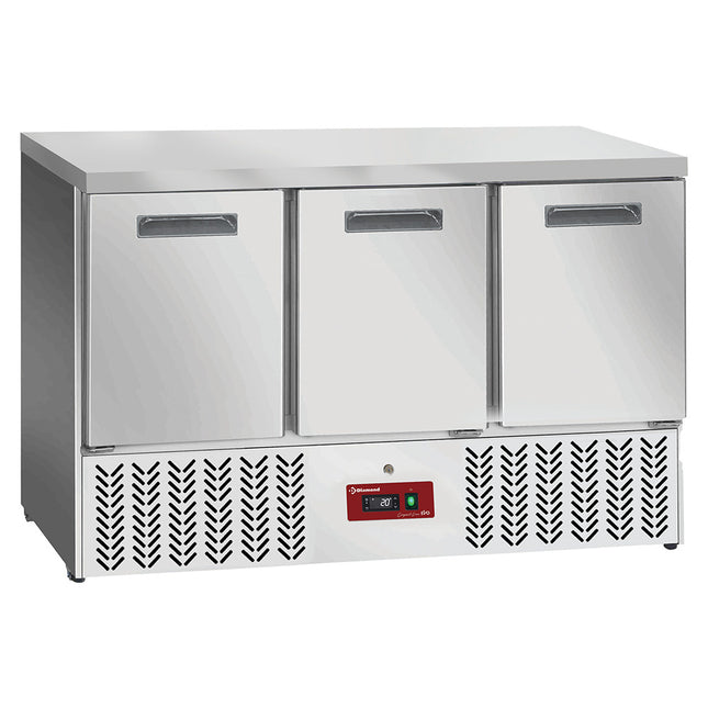 Comptoir réfrigéré 3 portes GN 1/1