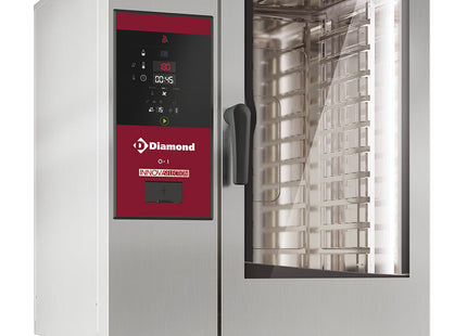 Electric oven direct steam and convection, 10xGN1/1+Cleaning