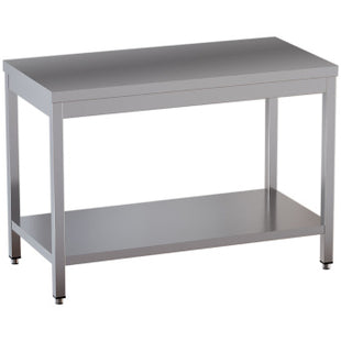 Work table with undershelf