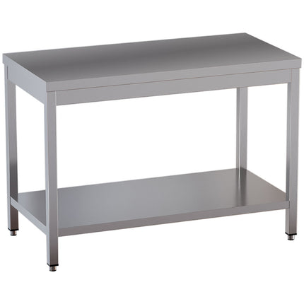 Work table with undershelf