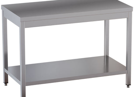 Table de travail avec étagère inférieure