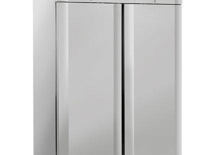 Wentylowana zamrażarka 1200 litry 2 drzwi GN 2/1, na kółkach, 2 z hamulcami
