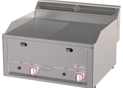 Dobbel gassrist, 1/2 glatt 1/2 rillet -Topp-