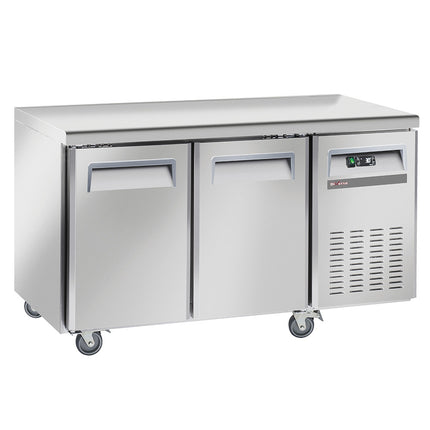 Freezing table, ventilated, 2 doors GN 1/1, on wheels, 2 with brakes