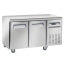 Freezing table, ventilated, 2 doors GN 1/1, on wheels, 2 with brakes