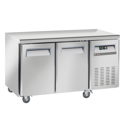 Cooling table, ventilated, 2 doors GN 1/1, on wheels, 2 with brakes