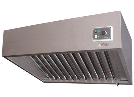 Complete hood, (9/9-2500 M3/h) 120 Pa, variator, 4 filters
