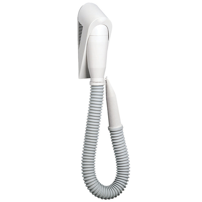 Electronic hair dryer, white