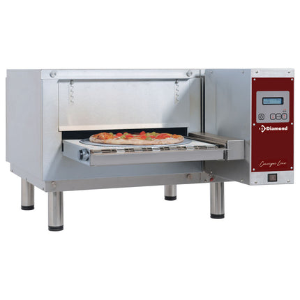 Ventilated ovens with heat transition electric width 400mm