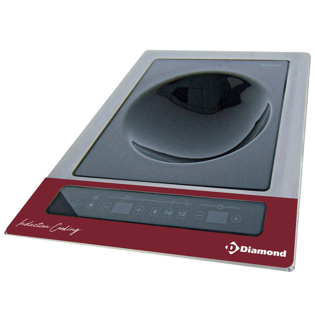Plaque à induction "WOK intégré" 3,6 kW, touches tactiles