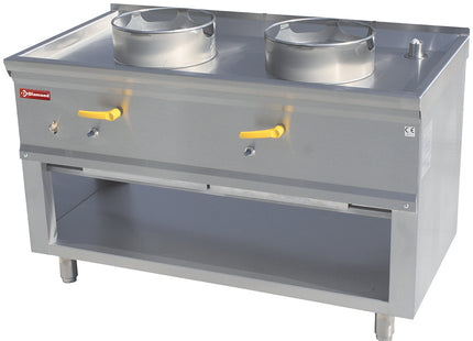 Wok stove 2 burners