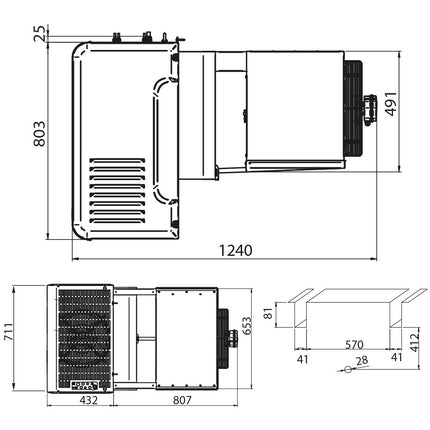 Refrigerated group " Overlapping " T° -15°-25°