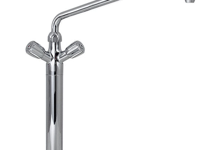 Pedestal with faucet mixer "big flow" "Heavy-Duty" (exit MONO)