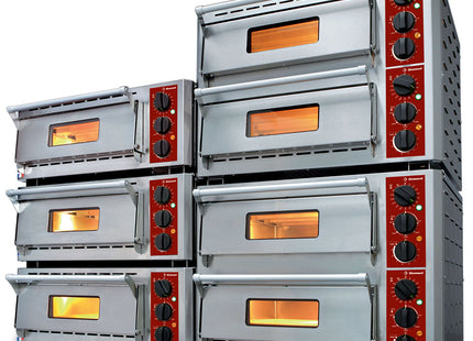 El-ovn til pizza, kammer (2+3 kW), 660x430xh100 mm