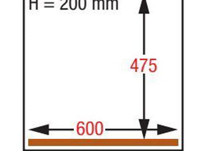 Vacuum machine, chamber 600x475xh200 mm - 63 m3/h