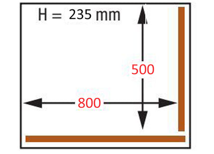 Vacuum machine, chamber 800x500xh235 mm - 100 m3/h LCD
