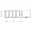Refrigerated structure GN 4x1/3, 1x1/9, with lid