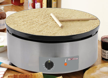 Electric crepe pan, high output, Ø 400 mm "enameled"
