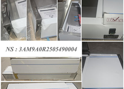 Topping shelf 9x GN1/3-150 mm, with stainless steel lid