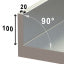 Table de chef 1 cuve 400x400h250