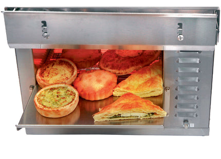 Conveyor oven L. 300 mm (H.110) with quartz "S-POWER"