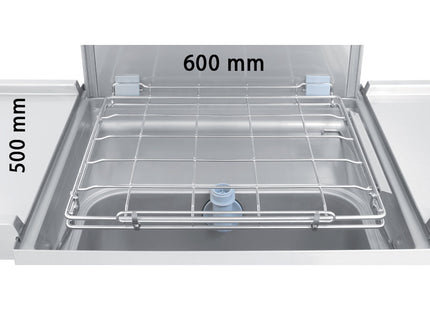 Hood dishwasher, basket 600x500 mm + condenser-recuperator of the steam