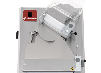 Pizza roller Ø 320 mm, 2 rollers, in stainless steel
