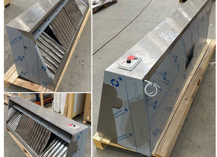 Complete hood, (9/9-2500 M3/h) 120 Pa, variator, 4 filters