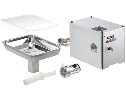 Hachoir à viande de table en inox N° 32, Ø 6 mm, 500 kg/h