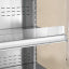 Ventilated refrigerated wall unit with glass sliding doors - GREY/WHITE