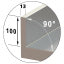 Table réfrigérante ventilée, 4 portes GN 1/1 (550 Lit.)
