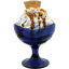 Automatic vertical ice-cream turbine, 80 liters/h, water condenser