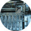 Hollow ice cube maker, 31kg with reserve 12 kg