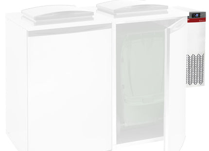Samlingskøler af affald & gruppe +2° +8° :