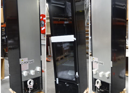 Vitrine réfrigérée négative 221 litres - 7 niveaux fixes - NOIR
