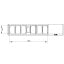 Refrigerated structure GN 6x1/4, 1x1/9, with right glass