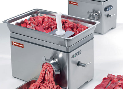 bord top kødhakker i rustfrit stål nr. 22, Unger-system (delvis), 300 kg/t