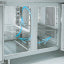 Wall refrigerated table, ventilated, 2 doors GN 1/1, 260 liters (without group)