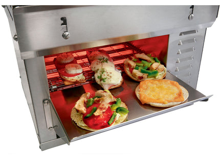 Conveyor oven L. 300 mm (H.110) with quartz "S-POWER"