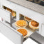 Refrigerated display counter, static, drawer system, without reserve - BLACK