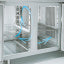 Wall freezing table, ventilated, 2 doors GN 1/1, 260 liters